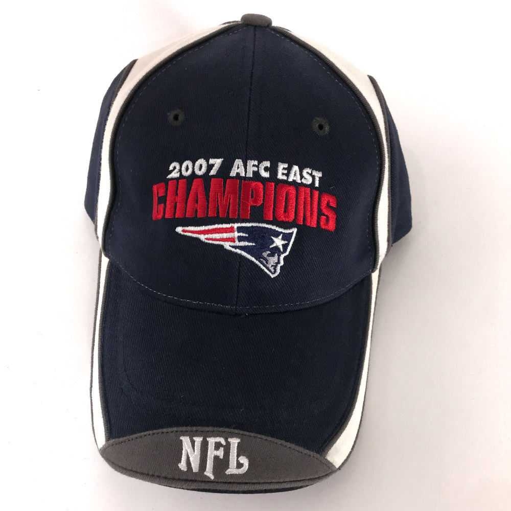 2007 AFC East Champions Patriots hat NFL football cap